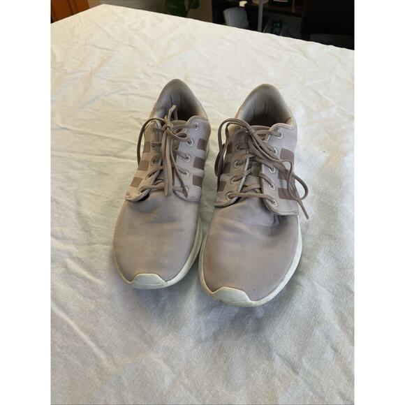 Women's 9 Adidas DB1748 Cloudfoam QT Racer Shoes Sneakers, Preowned sz 9.5 - Picture 1 of 5